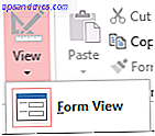Access 2013 Form View