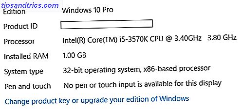 Windows 10 Type de système