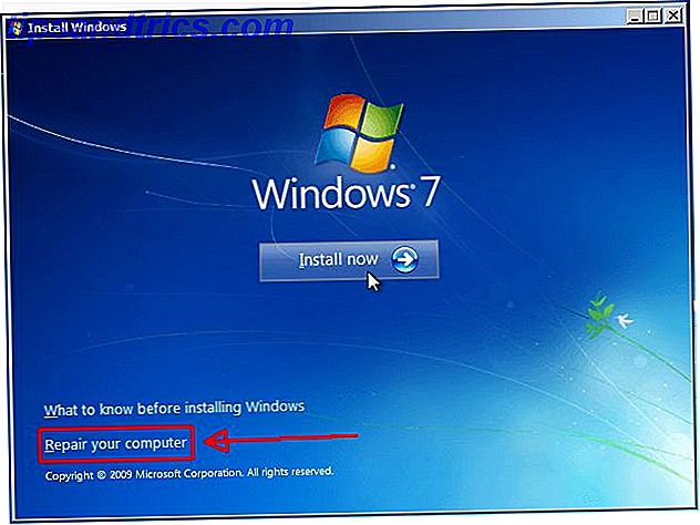 5 Dinge zu überprüfen, wenn Ihre Systemwiederherstellung nicht funktioniert Windows 7 Reparatur installieren