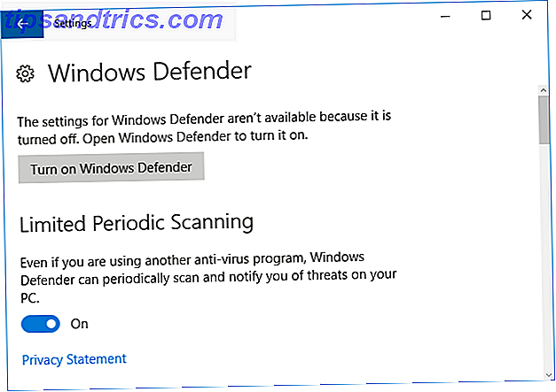 Windows Defender periodisches Scannen