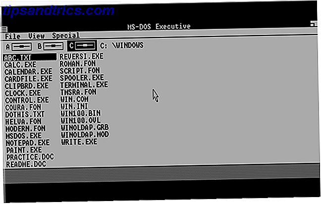 Windows 1.0.1 Startskærm