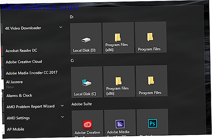 Windows 10 start menu tilpassninger produktivitet