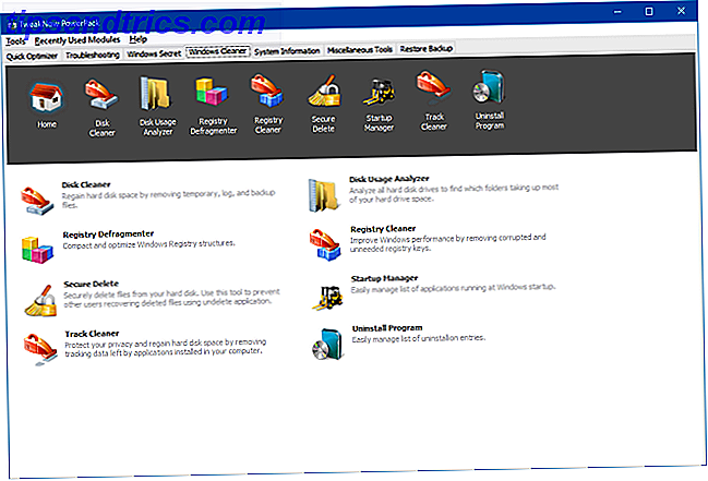 Windows 10 TweakNow PowerPack Ejemplo de captura de pantalla