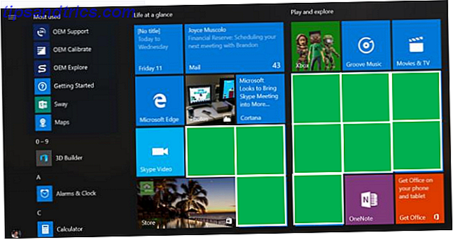 Atualização do aniversário do Windows 10 Start Menu Promoted Apps