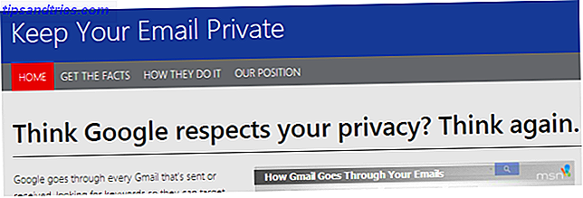 Microsoft zielt darauf ab, Gmail-Benutzer mit einer stumpfen Vergleichs-Website zu locken