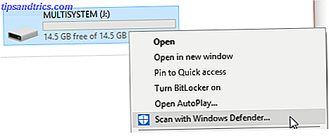Sådan løser du skrivebeskyttelsesfejl på en USB-stick Scan USB Windows Defender