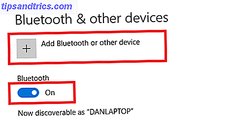 Tilføj Bluetooth på Windows 10