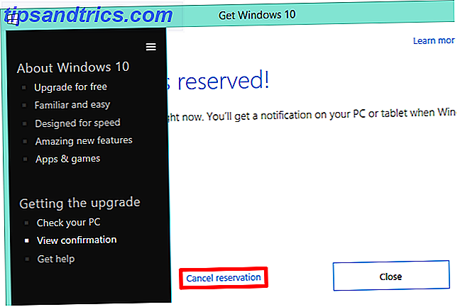 Cancelar a atualização do Windows 10