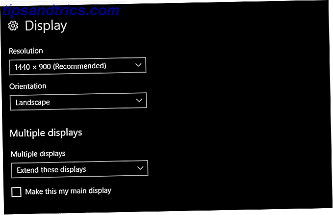 mehrere Displays Windows 10 - Anzeigeoptionen