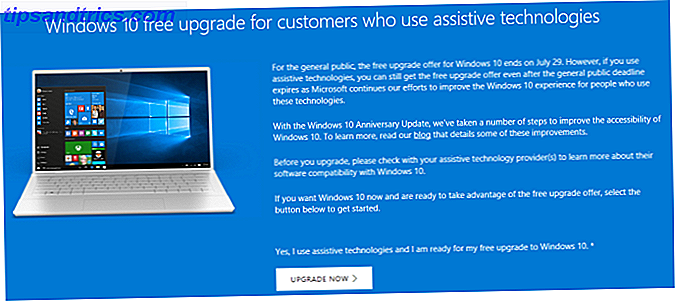 Windows 10 gratis upgrade-ondersteunende technologieën