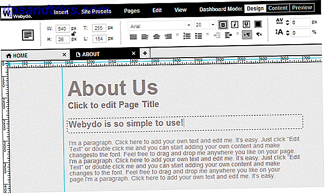 Webydo-édition de texte